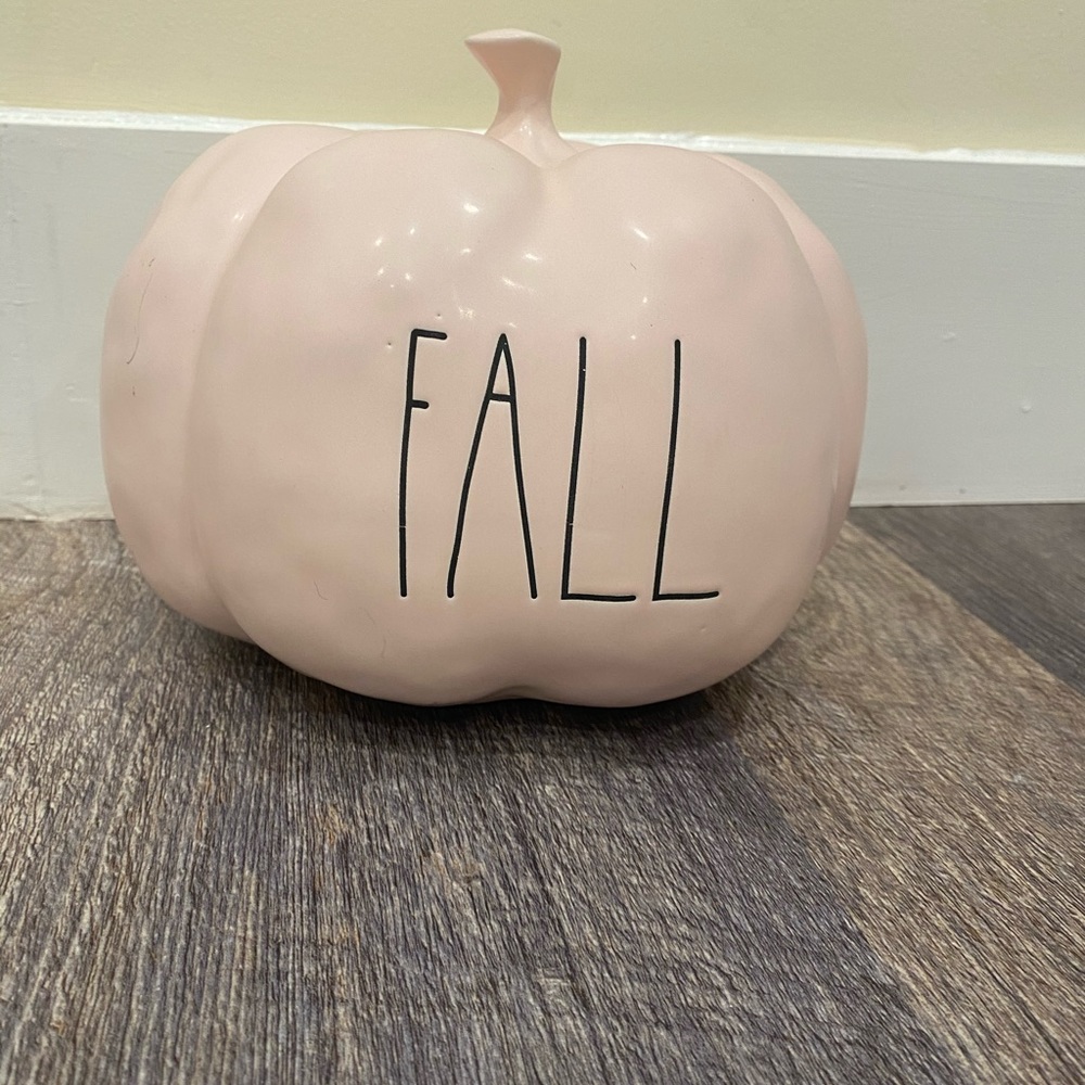 New Rae Dunn Pink Fall Medium Pumpkin Like Pics